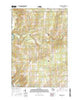 Nutterville Wisconsin Current topographic map, 1:24000 scale, 7.5 X 7.5 Minute, Year 2015