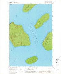 Oak Island Wisconsin Historical topographic map, 1:24000 scale, 7.5 X 7.5 Minute, Year 1963