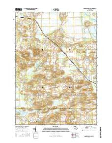 Observatory Hill Wisconsin Current topographic map, 1:24000 scale, 7.5 X 7.5 Minute, Year 2016