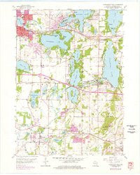 Oconomowoc East Wisconsin Historical topographic map, 1:24000 scale, 7.5 X 7.5 Minute, Year 1959