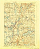 Oconomowoc Wisconsin Historical topographic map, 1:62500 scale, 15 X 15 Minute, Year 1909