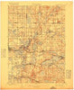 Oconomowoc Wisconsin Historical topographic map, 1:62500 scale, 15 X 15 Minute, Year 1909