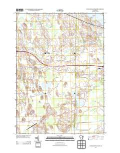 Oconomowoc West Wisconsin Historical topographic map, 1:24000 scale, 7.5 X 7.5 Minute, Year 2013