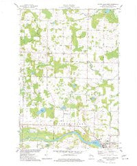 Oconto Falls North Wisconsin Historical topographic map, 1:24000 scale, 7.5 X 7.5 Minute, Year 1974