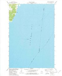 Oconto SE Wisconsin Historical topographic map, 1:24000 scale, 7.5 X 7.5 Minute, Year 1974