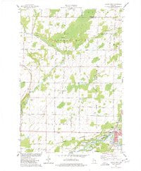 Oconto West Wisconsin Historical topographic map, 1:24000 scale, 7.5 X 7.5 Minute, Year 1974