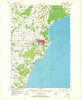 Oconto Wisconsin Historical topographic map, 1:62500 scale, 15 X 15 Minute, Year 1956