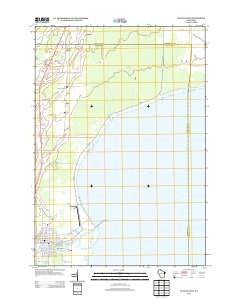 Oconto East Wisconsin Historical topographic map, 1:24000 scale, 7.5 X 7.5 Minute, Year 2013