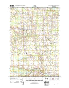 Oconto Falls North Wisconsin Historical topographic map, 1:24000 scale, 7.5 X 7.5 Minute, Year 2013
