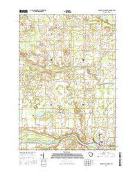 Oconto Falls North Wisconsin Current topographic map, 1:24000 scale, 7.5 X 7.5 Minute, Year 2016