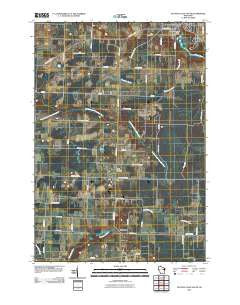 Oconto Falls South Wisconsin Historical topographic map, 1:24000 scale, 7.5 X 7.5 Minute, Year 2010