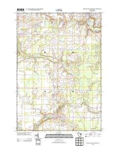 Oconto Falls South Wisconsin Historical topographic map, 1:24000 scale, 7.5 X 7.5 Minute, Year 2013