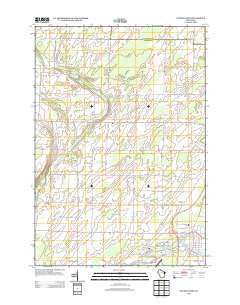 Oconto West Wisconsin Historical topographic map, 1:24000 scale, 7.5 X 7.5 Minute, Year 2013
