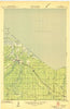 Odanah Wisconsin Historical topographic map, 1:48000 scale, 15 X 15 Minute, Year 1945