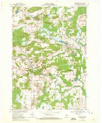 Ogdensburg Wisconsin Historical topographic map, 1:24000 scale, 7.5 X 7.5 Minute, Year 1969
