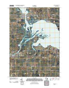 Omro Wisconsin Historical topographic map, 1:24000 scale, 7.5 X 7.5 Minute, Year 2011