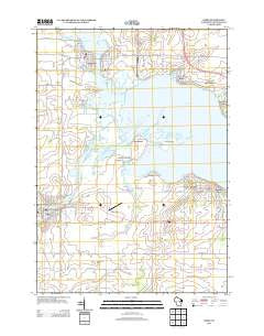 Omro Wisconsin Historical topographic map, 1:24000 scale, 7.5 X 7.5 Minute, Year 2013