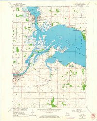 Omro Wisconsin Historical topographic map, 1:24000 scale, 7.5 X 7.5 Minute, Year 1961