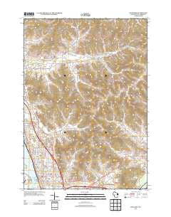 Onalaska Wisconsin Historical topographic map, 1:24000 scale, 7.5 X 7.5 Minute, Year 2013
