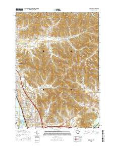 Onalaska Wisconsin Current topographic map, 1:24000 scale, 7.5 X 7.5 Minute, Year 2015
