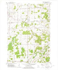Oneida North Wisconsin Historical topographic map, 1:24000 scale, 7.5 X 7.5 Minute, Year 1974