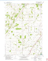 Oneida South Wisconsin Historical topographic map, 1:24000 scale, 7.5 X 7.5 Minute, Year 1974
