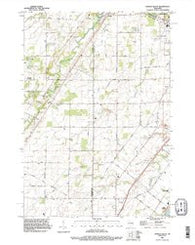 Oneida South Wisconsin Historical topographic map, 1:24000 scale, 7.5 X 7.5 Minute, Year 1992