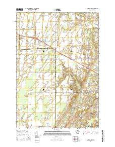Oneida North Wisconsin Current topographic map, 1:24000 scale, 7.5 X 7.5 Minute, Year 2016