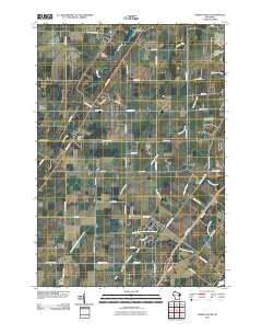 Oneida South Wisconsin Historical topographic map, 1:24000 scale, 7.5 X 7.5 Minute, Year 2010