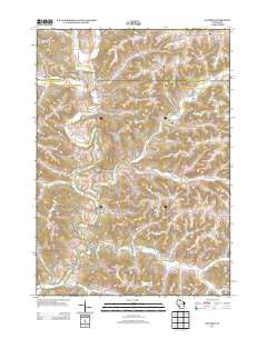 Ontario Wisconsin Historical topographic map, 1:24000 scale, 7.5 X 7.5 Minute, Year 2013