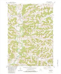 Ontario Wisconsin Historical topographic map, 1:24000 scale, 7.5 X 7.5 Minute, Year 1983