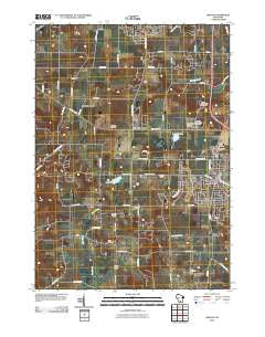 Oregon Wisconsin Historical topographic map, 1:24000 scale, 7.5 X 7.5 Minute, Year 2010