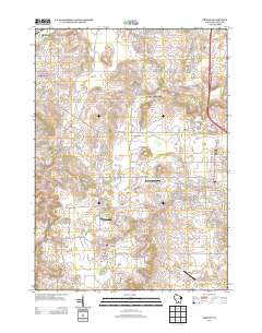 Oregon Wisconsin Historical topographic map, 1:24000 scale, 7.5 X 7.5 Minute, Year 2013