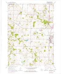 Oregon Wisconsin Historical topographic map, 1:24000 scale, 7.5 X 7.5 Minute, Year 1961