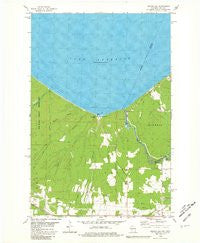 Oronto Bay Wisconsin Historical topographic map, 1:24000 scale, 7.5 X 7.5 Minute, Year 1980