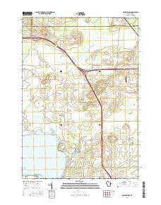 Oshkosh NW Wisconsin Current topographic map, 1:24000 scale, 7.5 X 7.5 Minute, Year 2016