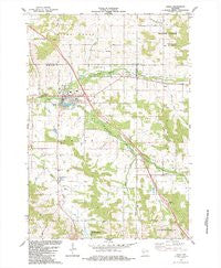 Osseo Wisconsin Historical topographic map, 1:24000 scale, 7.5 X 7.5 Minute, Year 1984