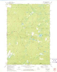 Otter Lake Wisconsin Historical topographic map, 1:24000 scale, 7.5 X 7.5 Minute, Year 1972