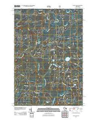 Otter Lake Wisconsin Historical topographic map, 1:24000 scale, 7.5 X 7.5 Minute, Year 2011