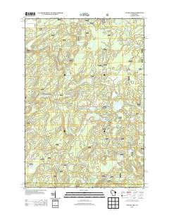 Otter Lake Wisconsin Historical topographic map, 1:24000 scale, 7.5 X 7.5 Minute, Year 2013