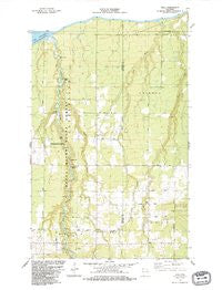 Oulu Wisconsin Historical topographic map, 1:24000 scale, 7.5 X 7.5 Minute, Year 1984