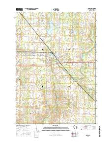 Owen Wisconsin Current topographic map, 1:24000 scale, 7.5 X 7.5 Minute, Year 2015