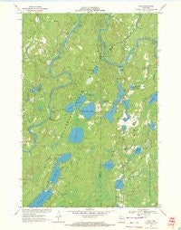 Oxbo Wisconsin Historical topographic map, 1:24000 scale, 7.5 X 7.5 Minute, Year 1970