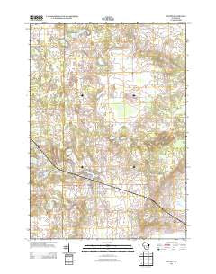 Oxford Wisconsin Historical topographic map, 1:24000 scale, 7.5 X 7.5 Minute, Year 2013