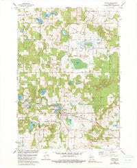 Oxford Wisconsin Historical topographic map, 1:24000 scale, 7.5 X 7.5 Minute, Year 1979