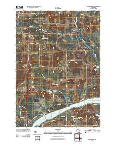 Packwaukee Wisconsin Historical topographic map, 1:24000 scale, 7.5 X 7.5 Minute, Year 2010