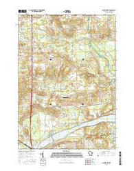 Packwaukee Wisconsin Current topographic map, 1:24000 scale, 7.5 X 7.5 Minute, Year 2016
