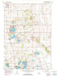 Paddock Lake Wisconsin Historical topographic map, 1:24000 scale, 7.5 X 7.5 Minute, Year 1959