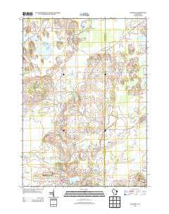 Palmyra Wisconsin Historical topographic map, 1:24000 scale, 7.5 X 7.5 Minute, Year 2013