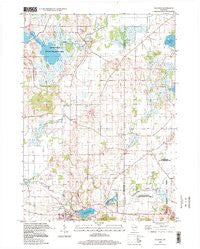 Palmyra Wisconsin Historical topographic map, 1:24000 scale, 7.5 X 7.5 Minute, Year 1995
